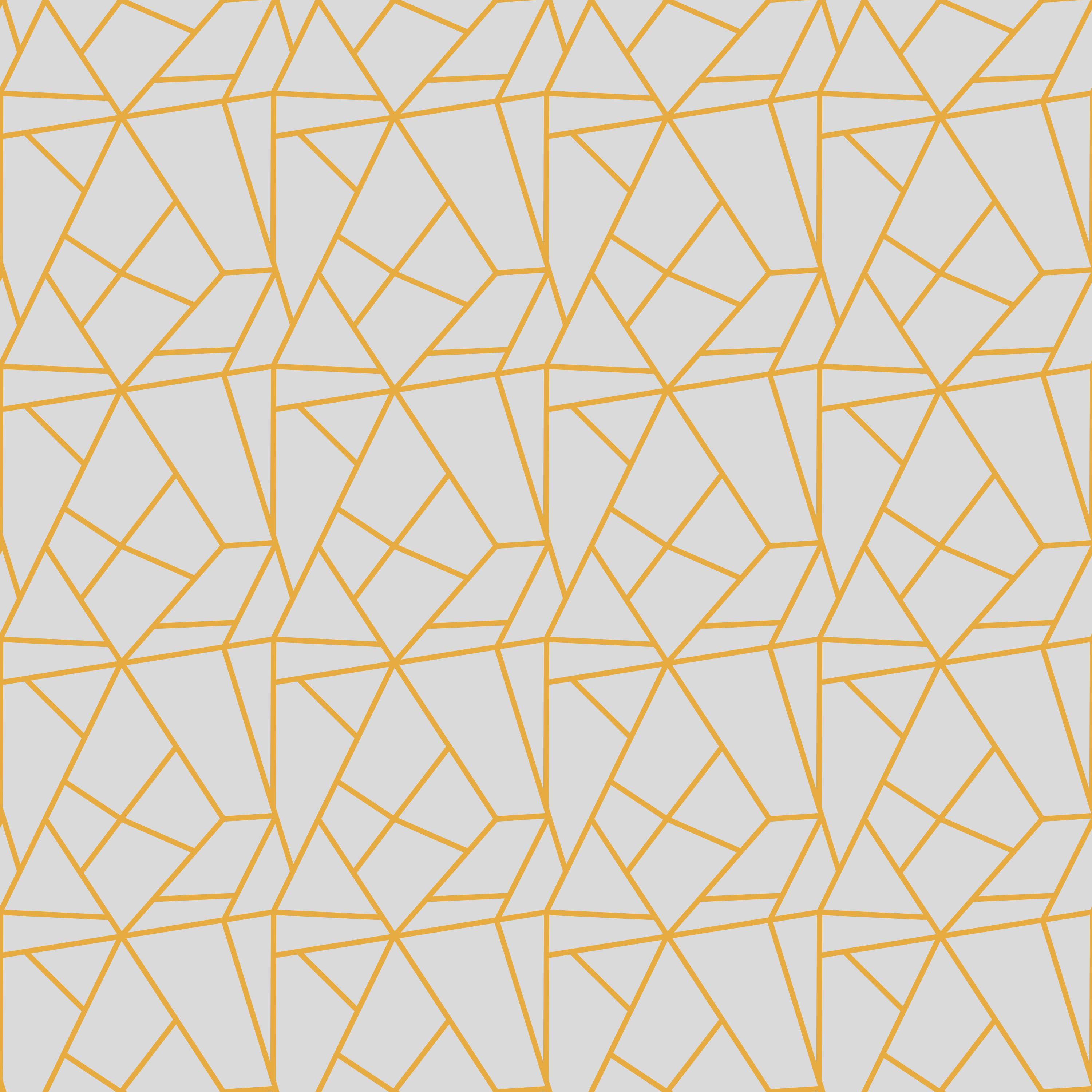 Gelbe Geometrie auf Grau