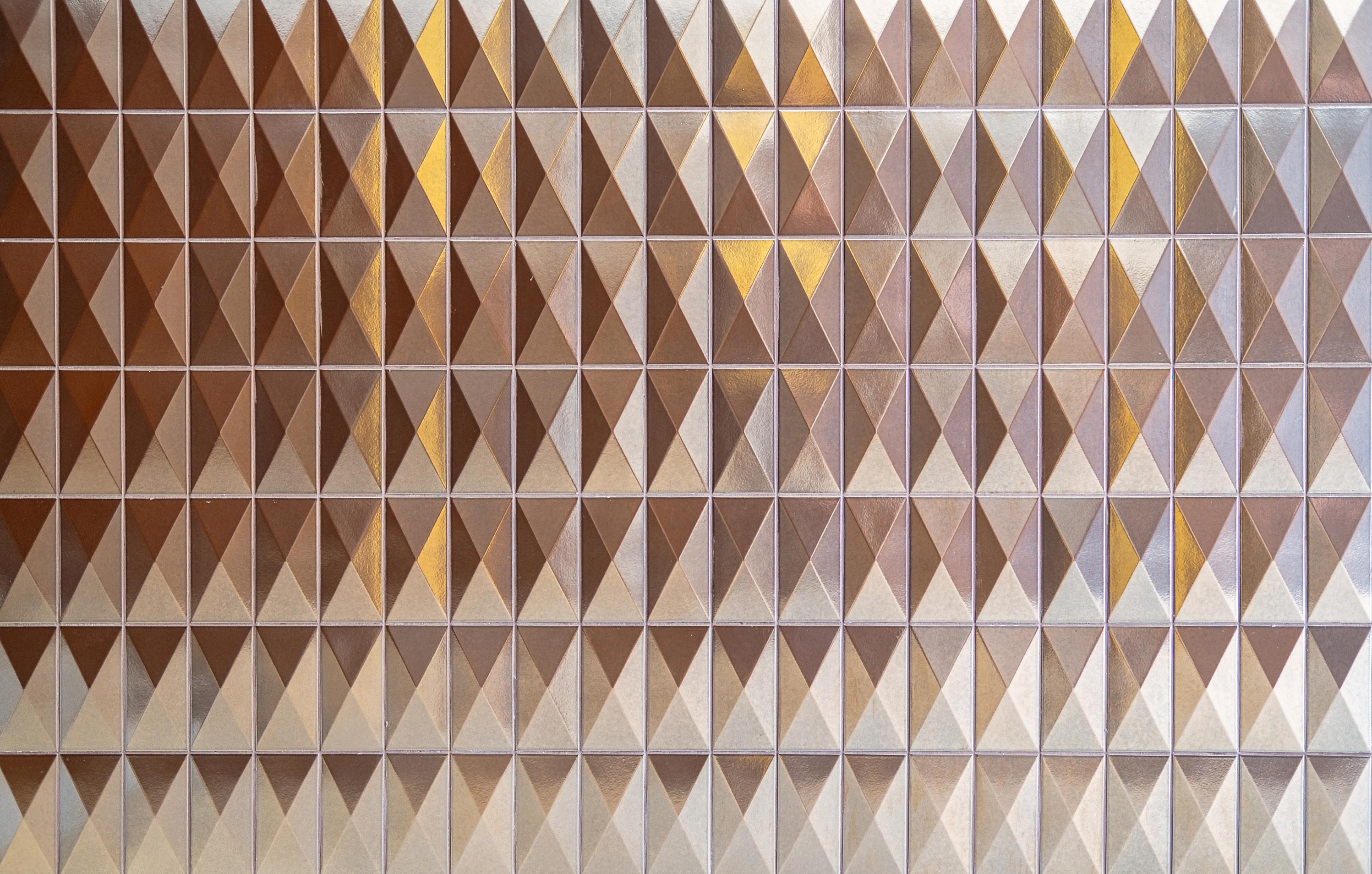 Fliesenspiegel 3D II beige