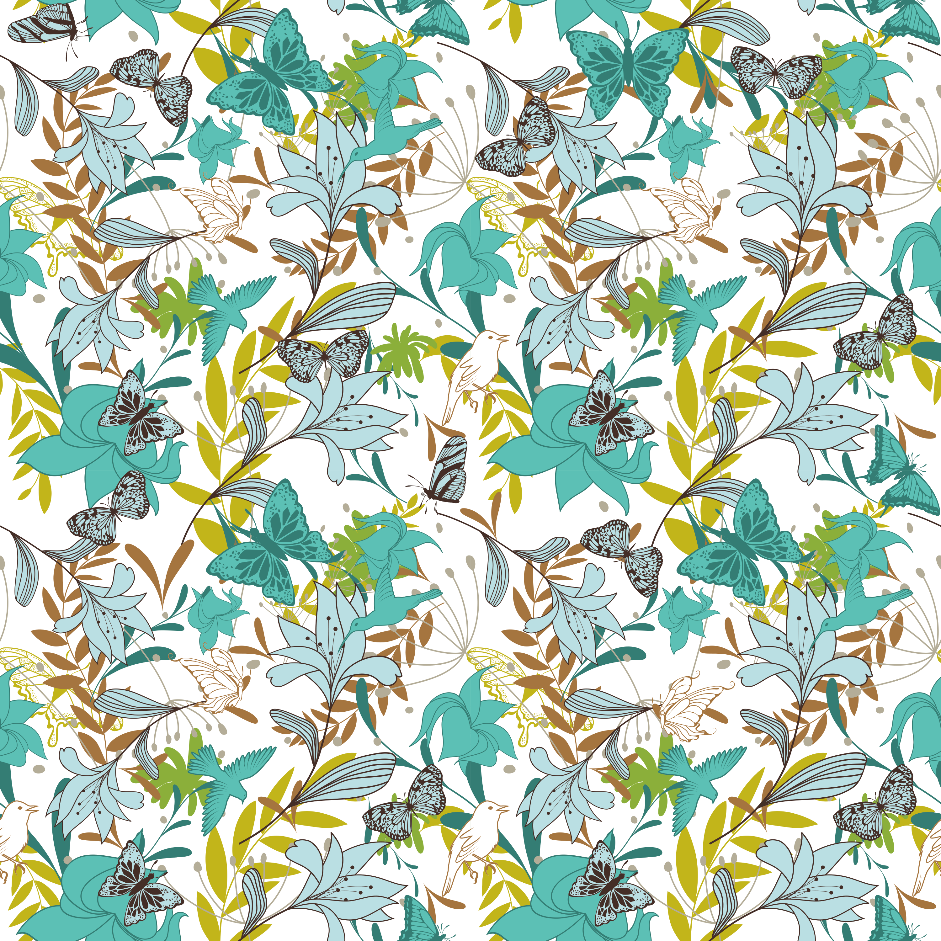 Butterflies and Birds III