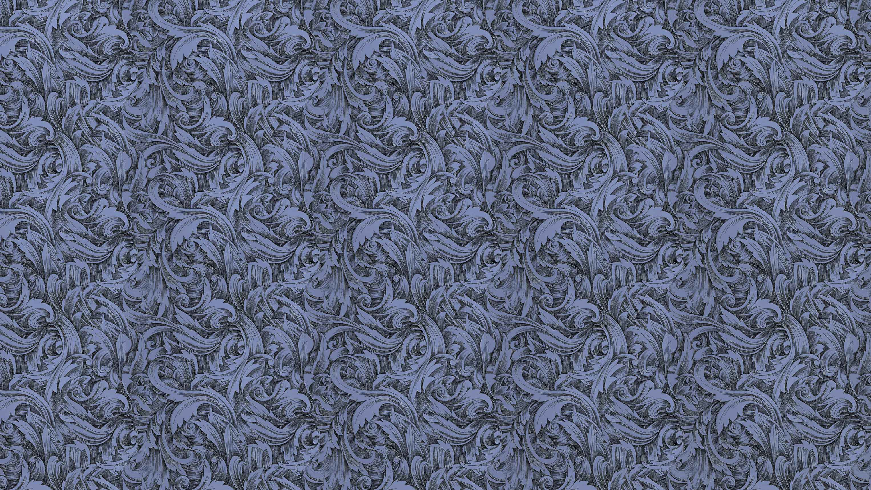 Vintagemuster III blass blau
