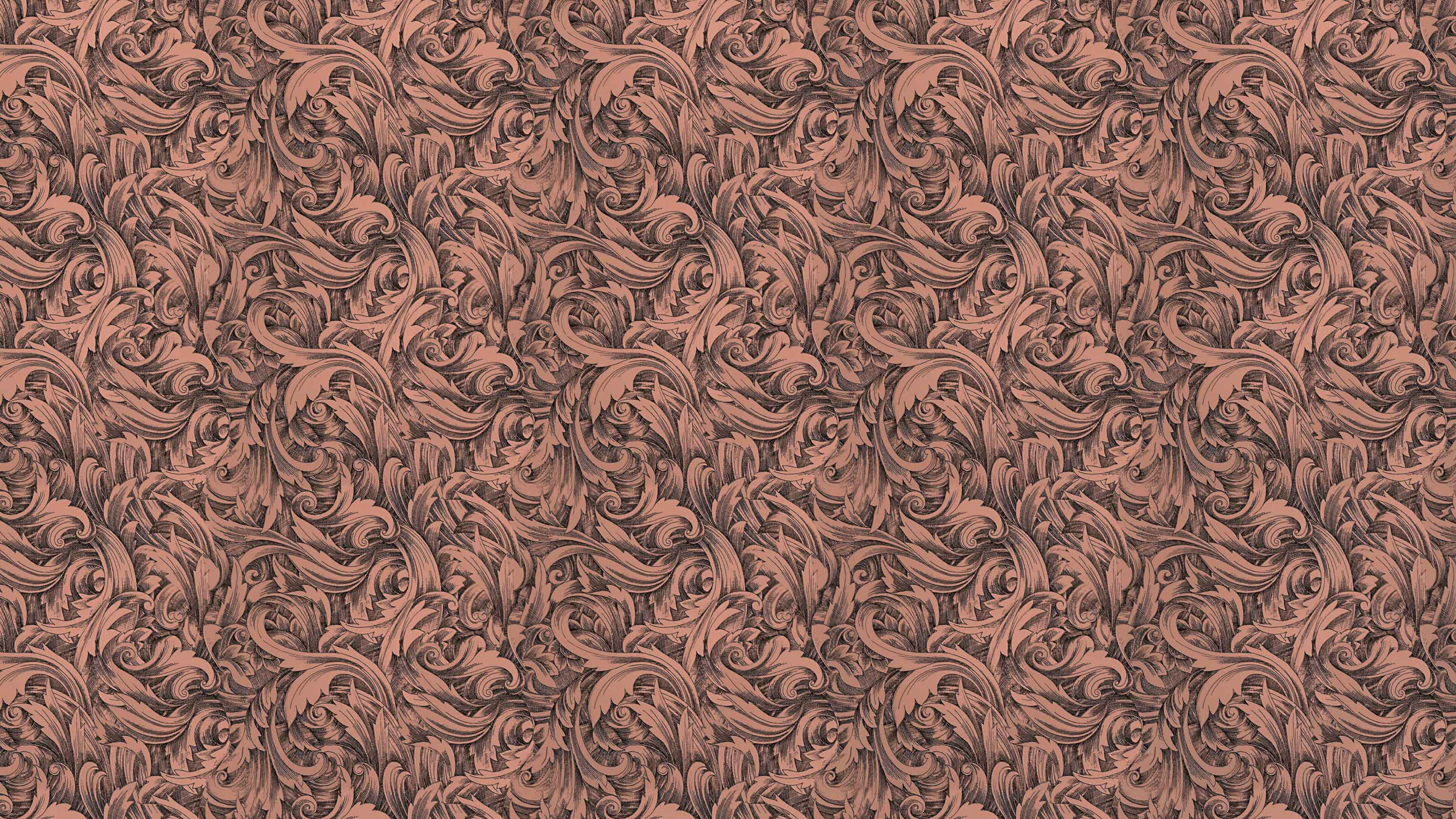 Vintagemuster III blass orange