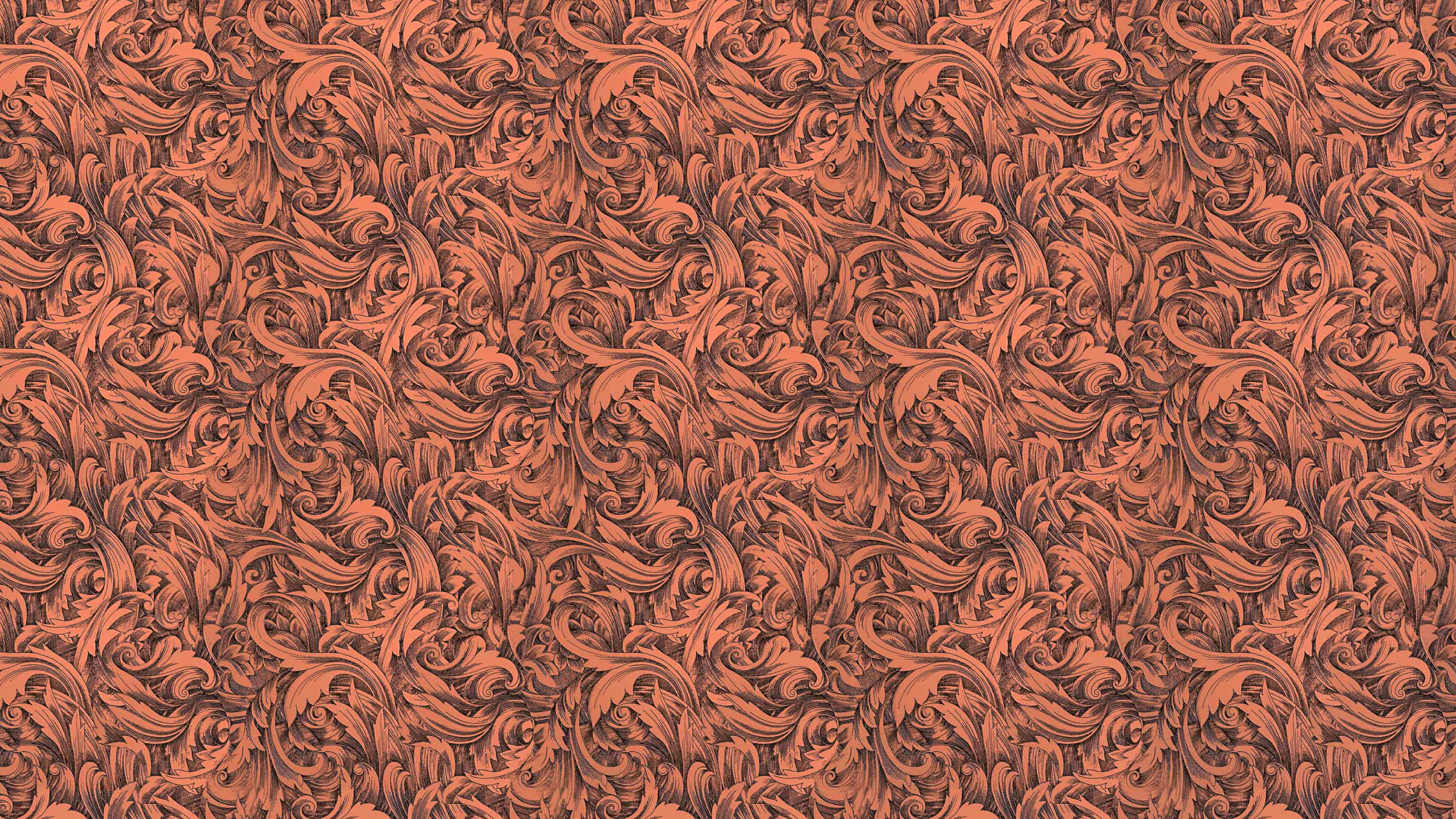 Vintagemuster III orange
